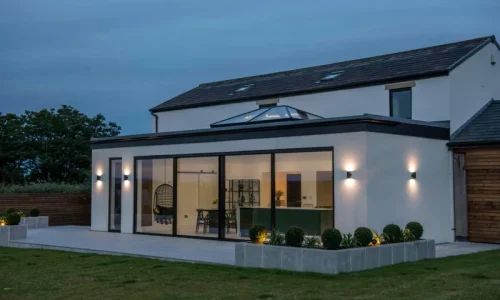 Rendered Orangery Extension